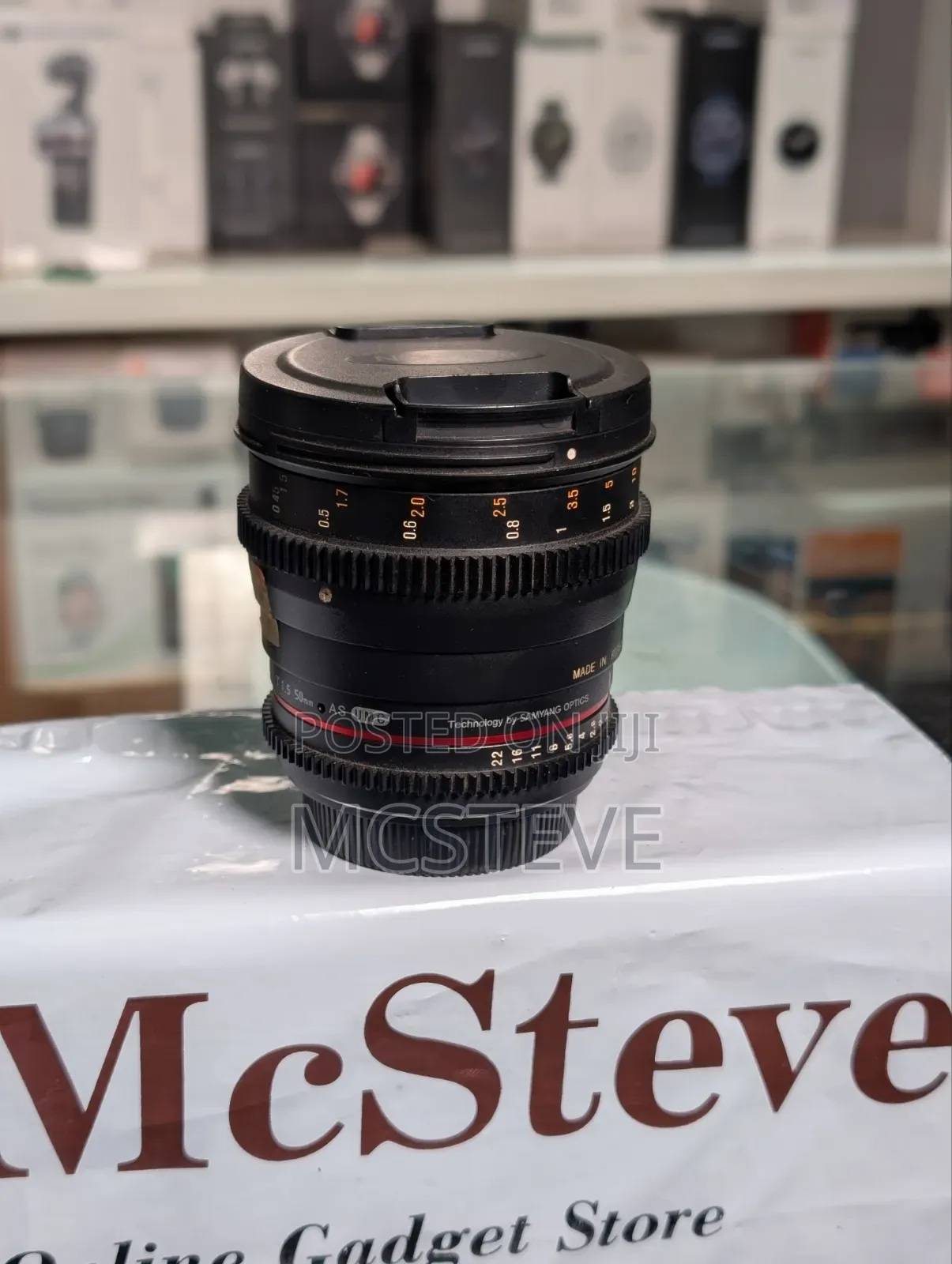 Rokinon Cine DS 50mm T1.5 Full Frame Prime Cine Lens for Canon EF