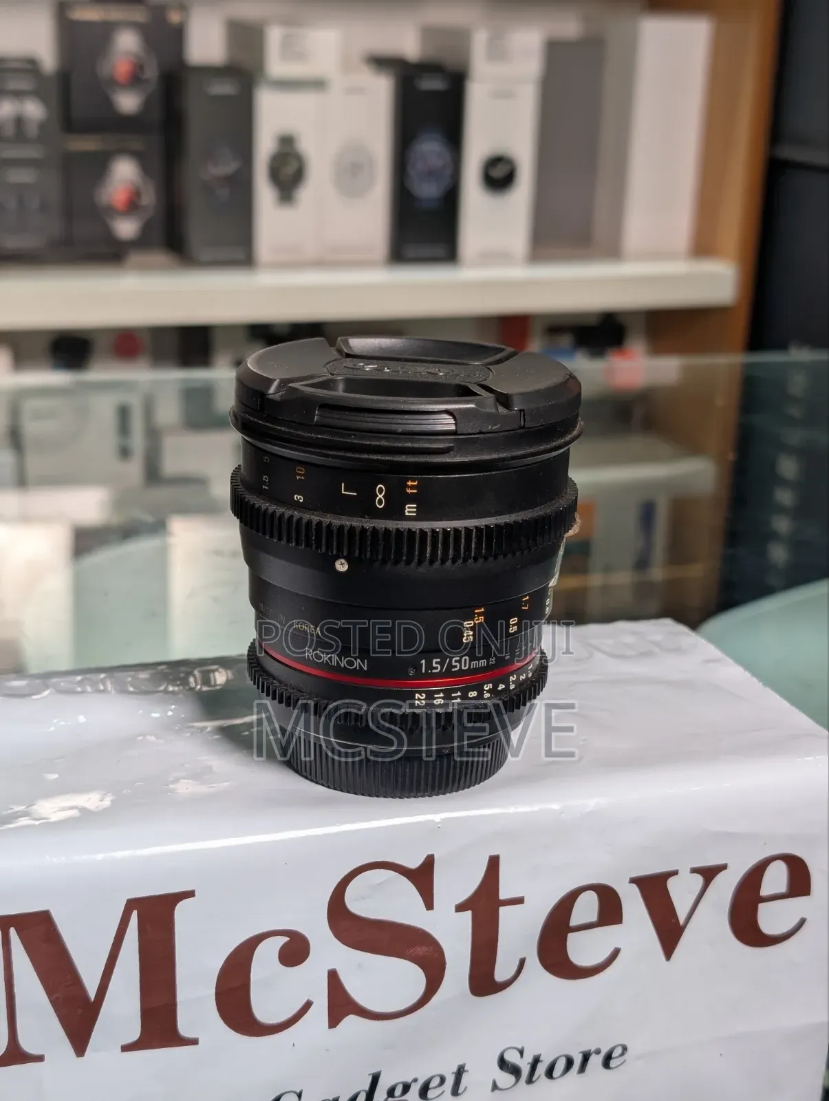 Rokinon Cine DS 50mm T1.5 Full Frame Prime Cine Lens for Canon EF