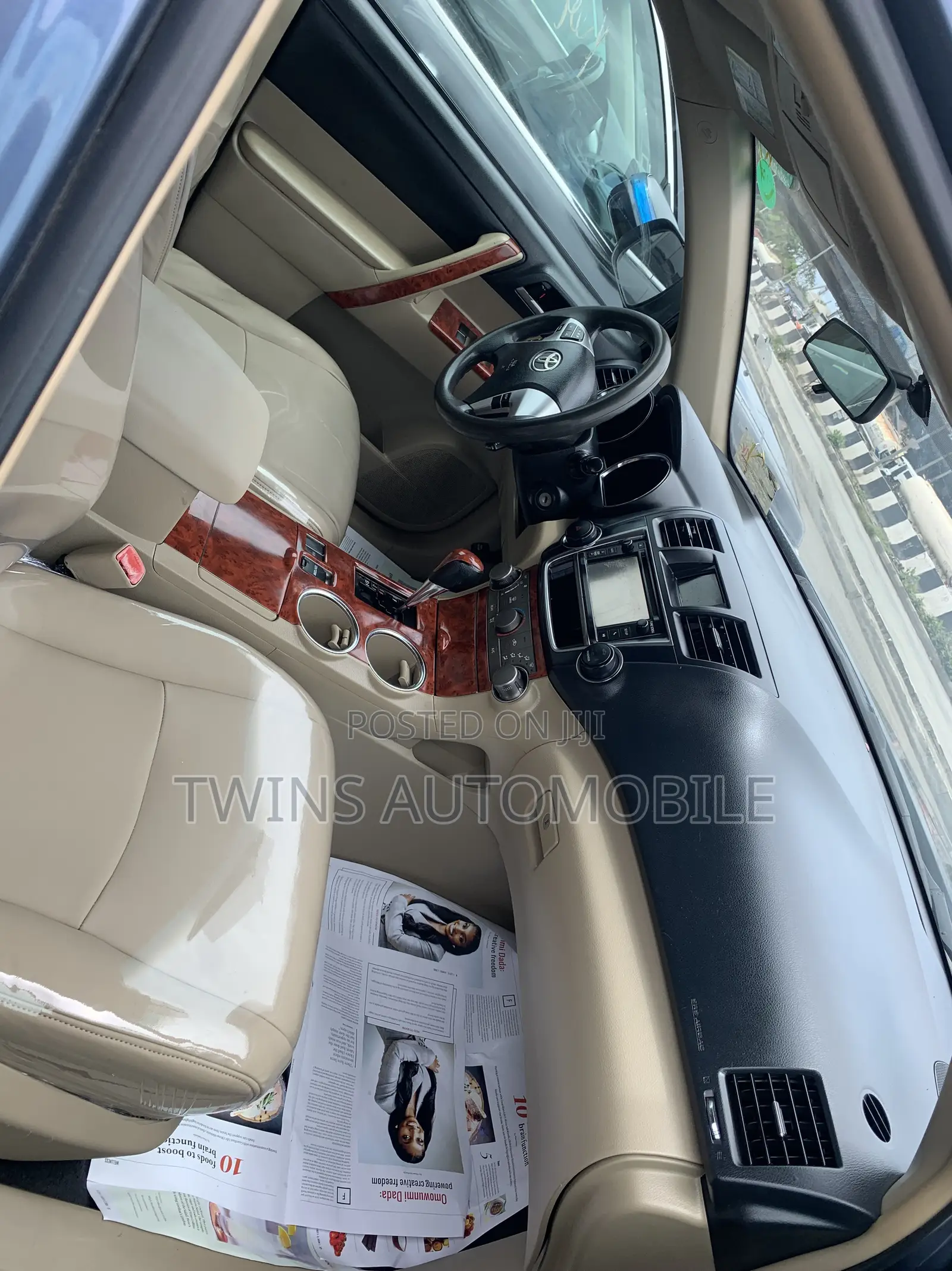 Toyota Highlander Limited 3.5l 4WD 2013 Blue