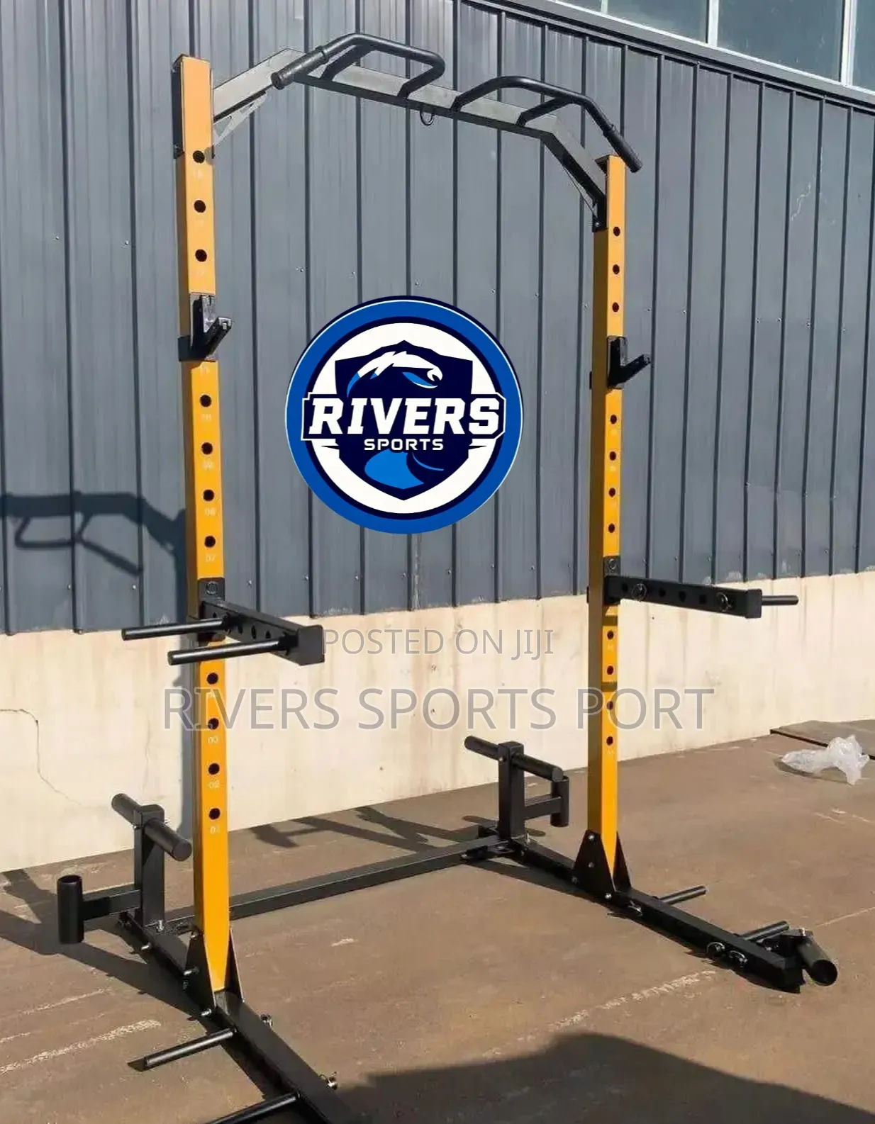 Hd Squat Rack Commercial/Personal Use Available at Rivers_sports