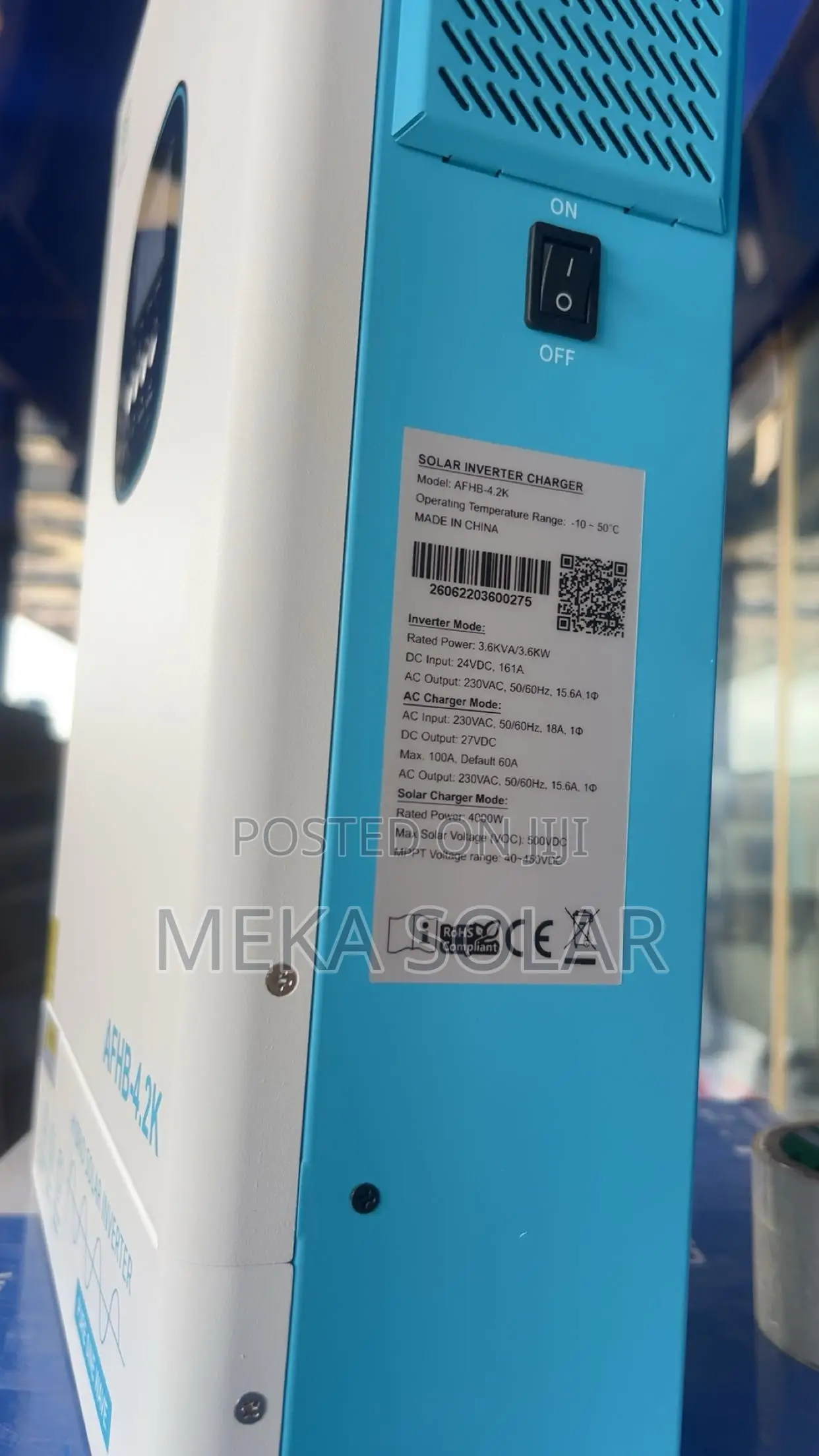 Africell 4.2kva - 24v Hybrid Inverter