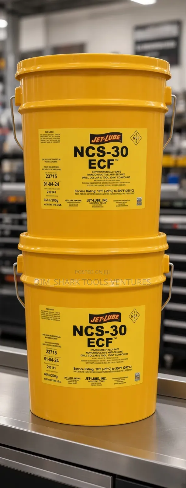 20kg Pails of Jet-Lube NCS-30 ECF,a Non-Metallic Thread Compound