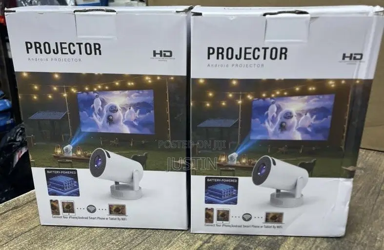 Rechargeable Android Projector With Netflix, and Youtube Features