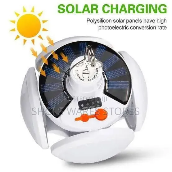 5 Face Solar Emergency Charging Camp Light
