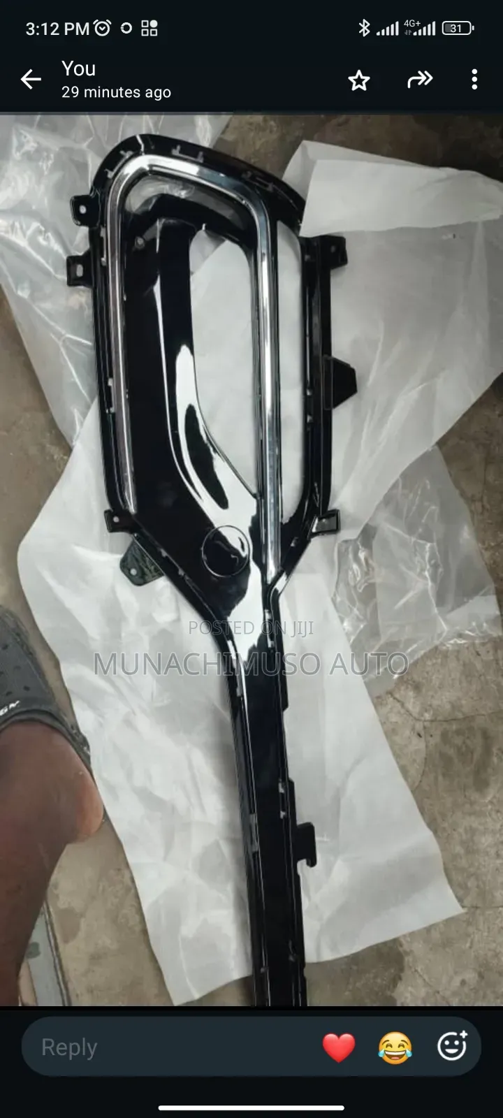 Fog Lamp and Cover Hyundai Santa Fe 2017