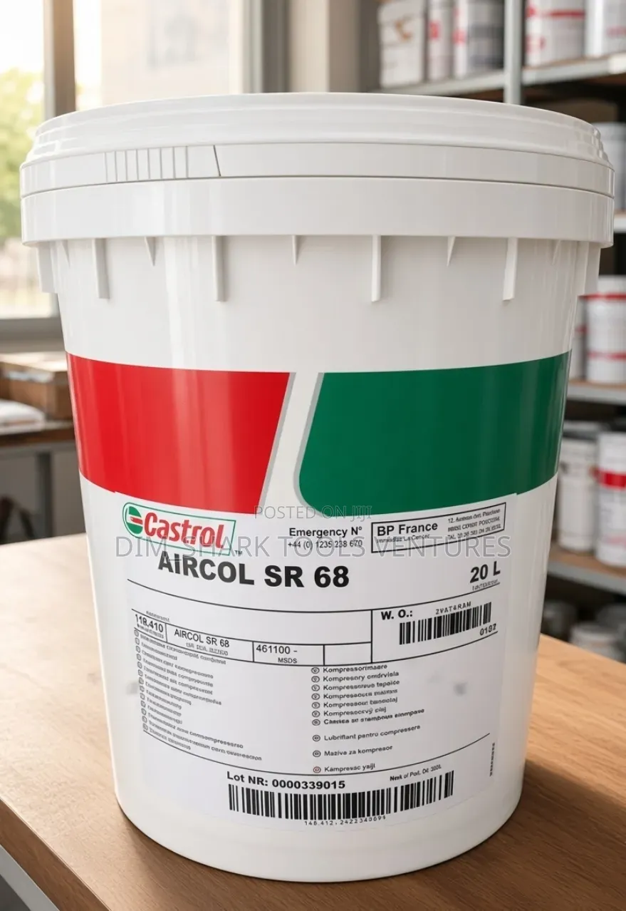 20-Liter of Castrol Aircol SR 68, a Synthetic Air Compressor Lubricant