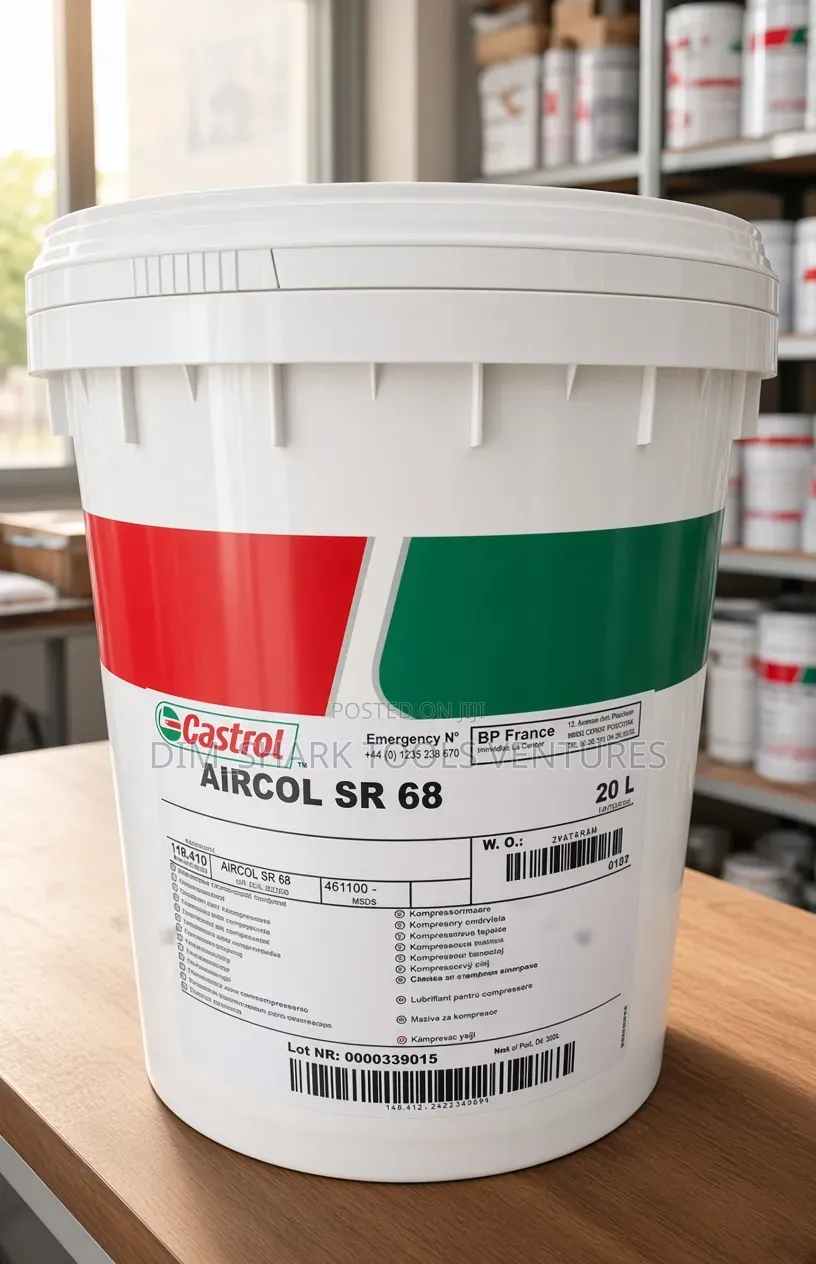 20-Liter of Castrol Aircol SR 68, a Synthetic Air Compressor Lubricant