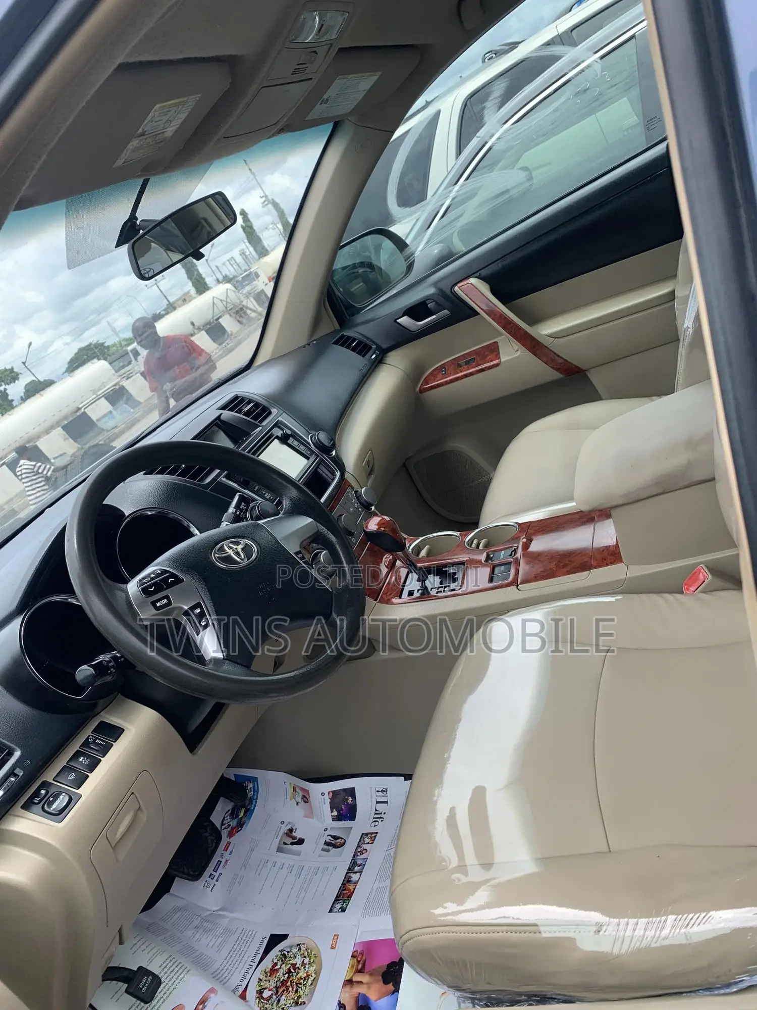 Toyota Highlander Limited 3.5l 4WD 2013 Blue