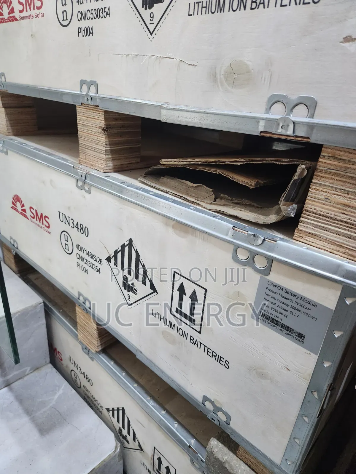15kwh 51.2v SMS Lithium Ion Batteries