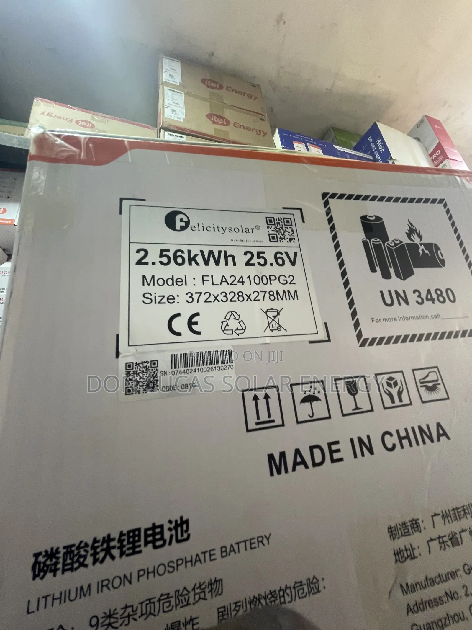2.5kwh 24v Felicity Lithium Ion Battery 100AH