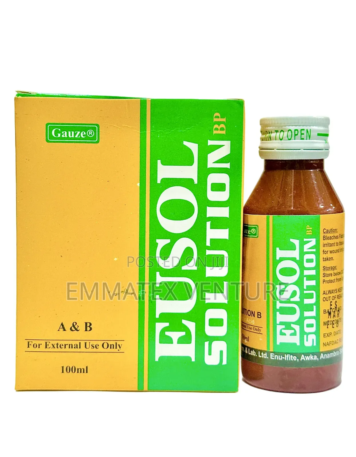 Gauze Eusol Solution (A&B Lotion) X100ml