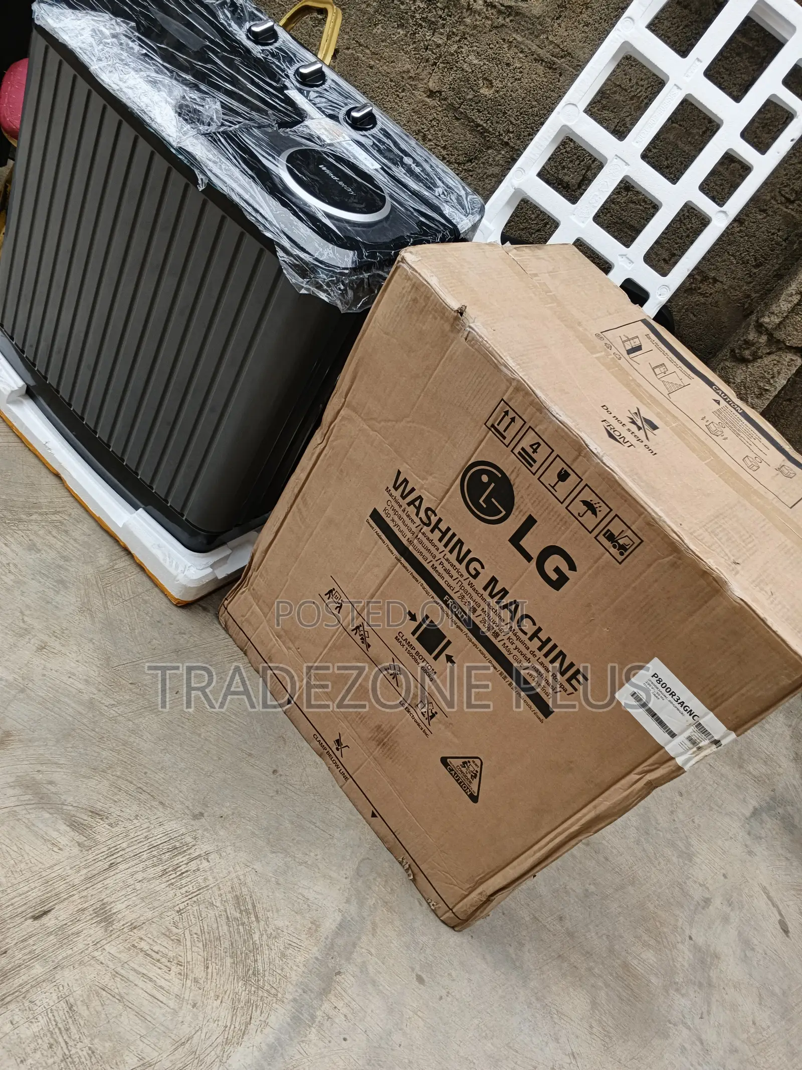 LG 8KG Manual Washing Machine & Spin Dryer – P800R3AGNC