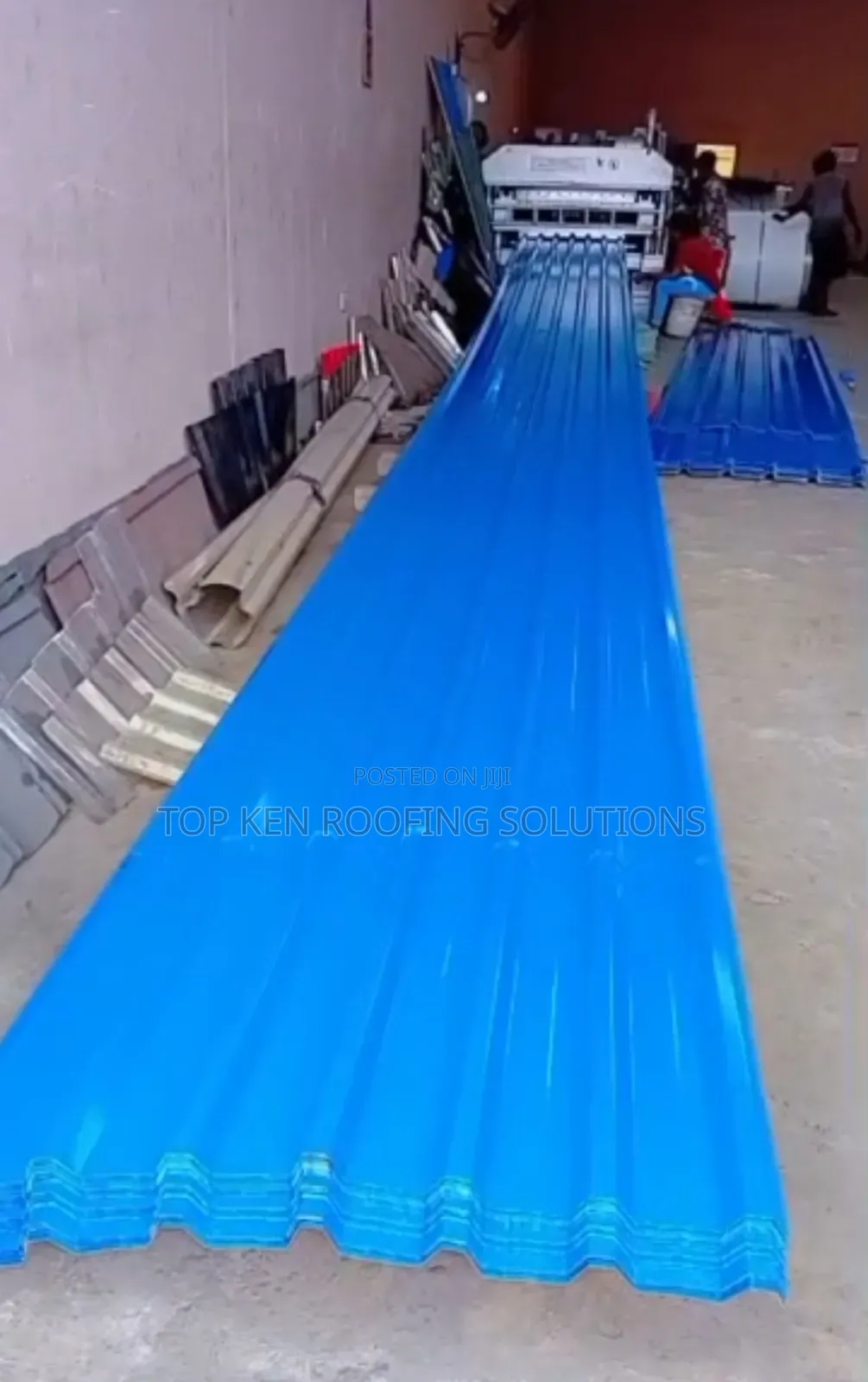 0.60mm Oven Baked Aluminium Sheet Deep Blue