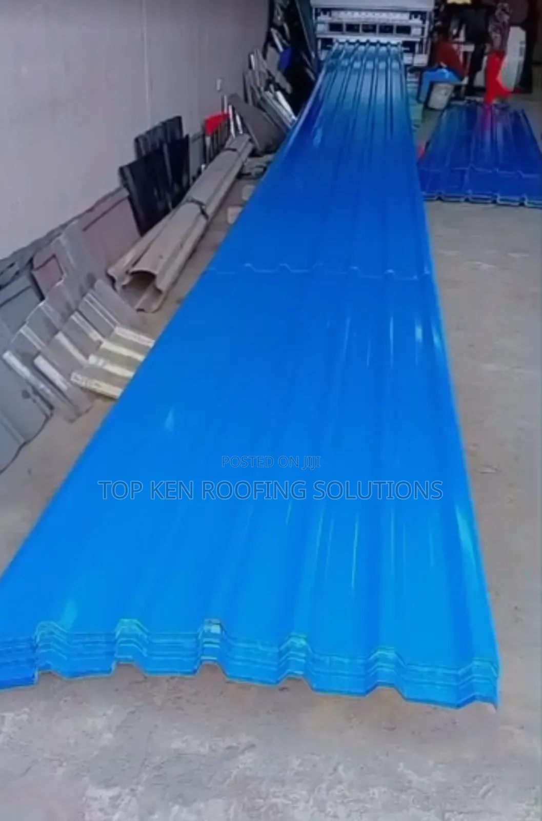 0.60mm Oven Baked Aluminium Sheet Deep Blue