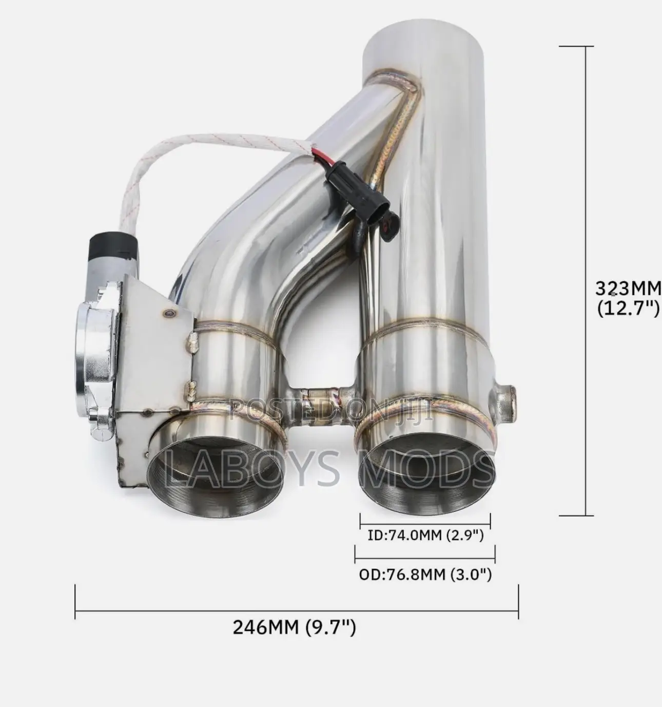 Silencer Y Pipe Exhaust