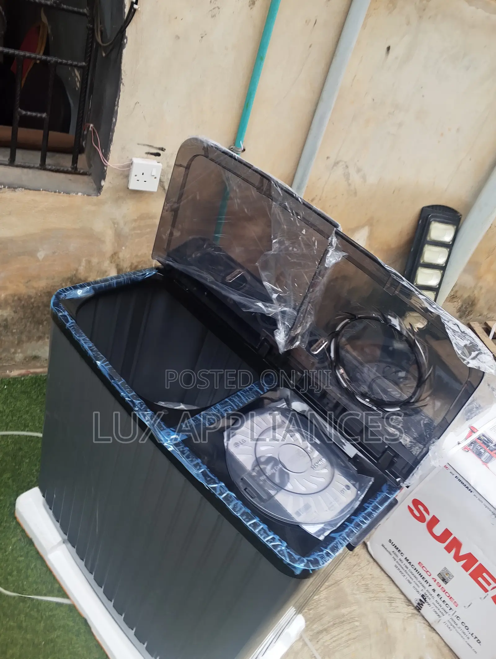 LG 8kg Twin Tub Washing Machine With Wind Jet Dry P800R3AGNC