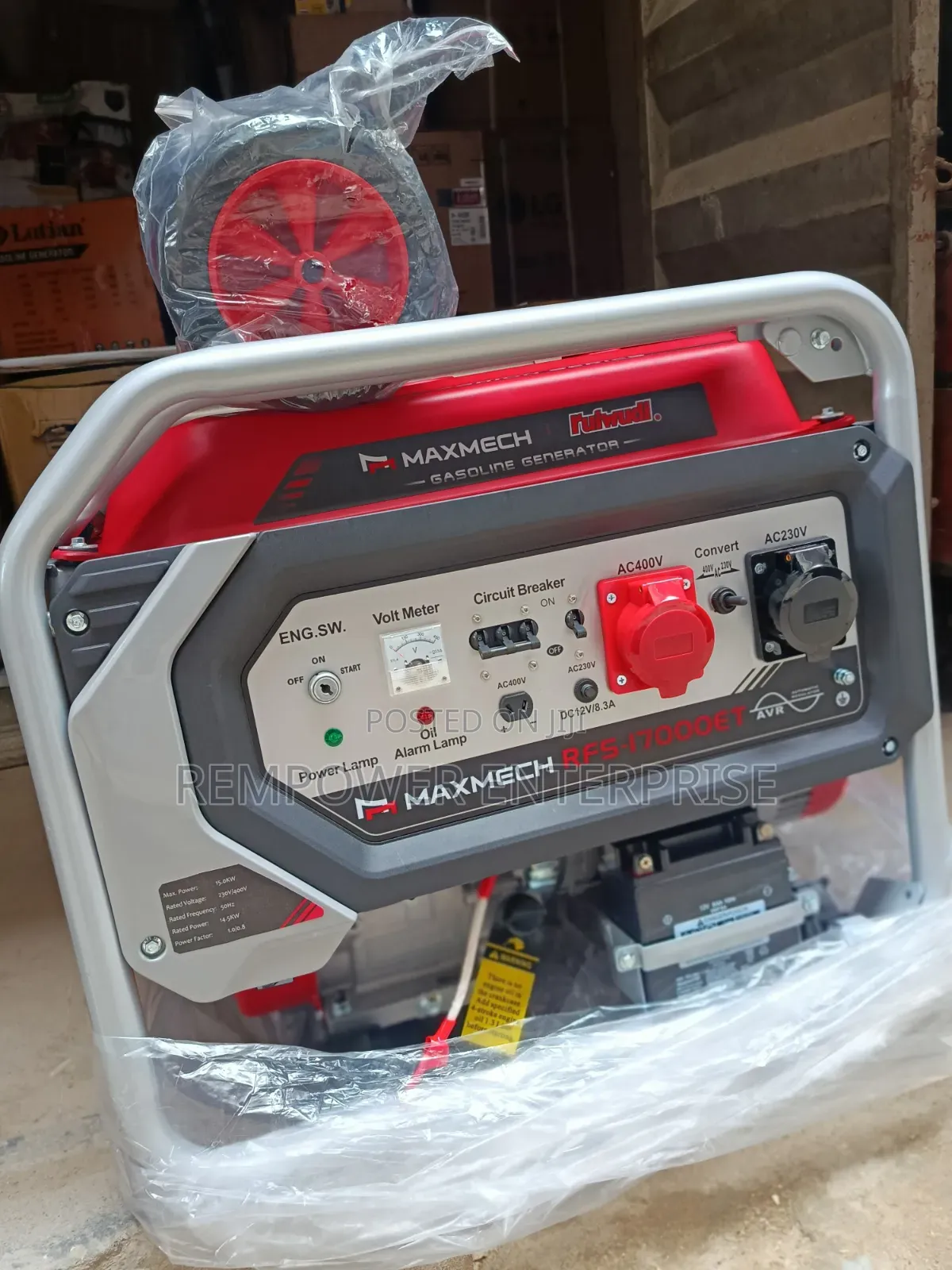 Maxmech 15kva Three Phase Generator