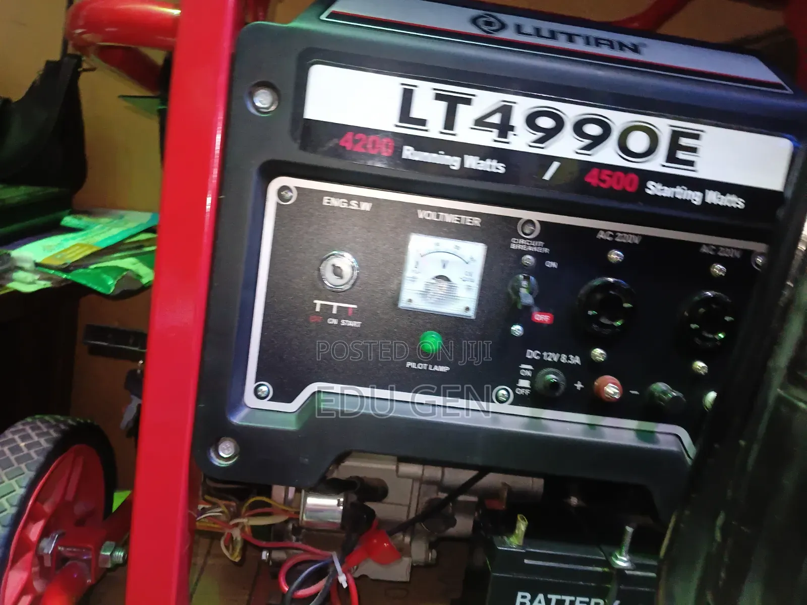 Original Lutian LT4990E 4.5KVA Generator – 100% Copper Coil