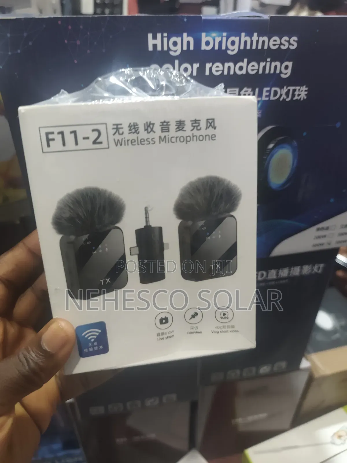 F11-2 Wireless Lavalier Microphone for Smartphone