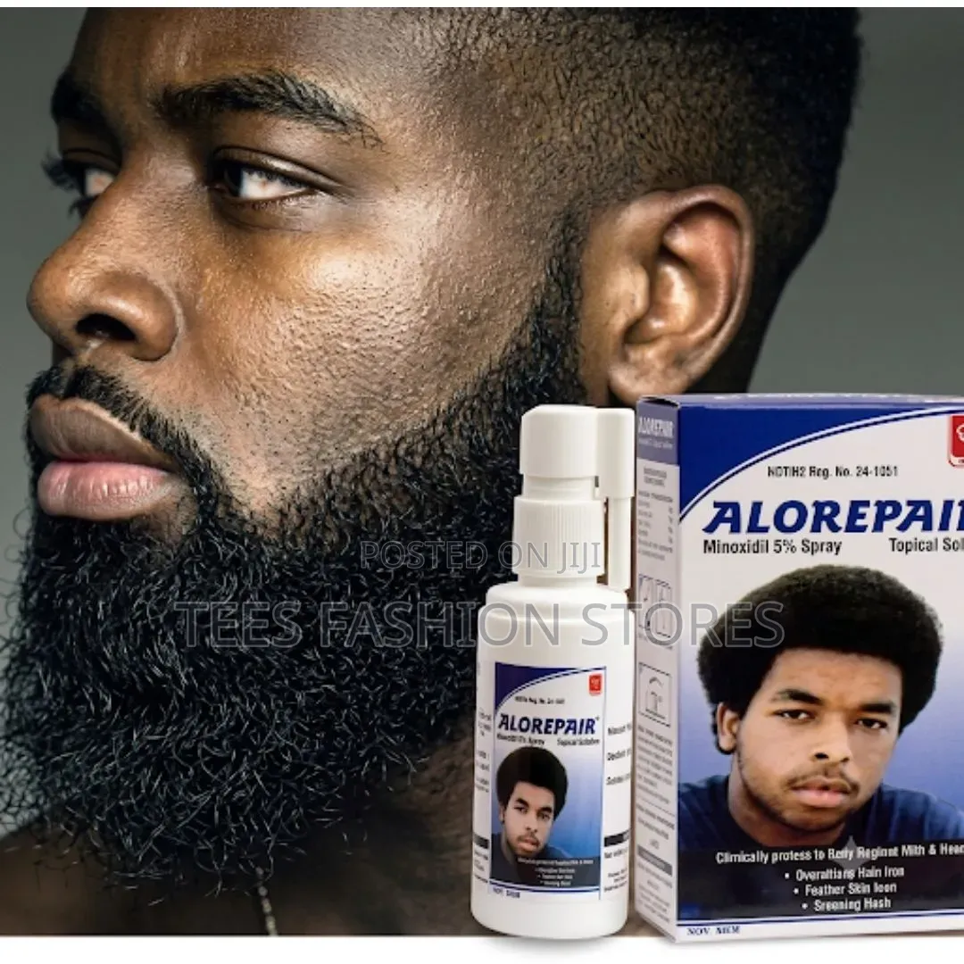 Alorepair Minoxidil 5% Spray - Thicker, Fuller Hair and Beard Growth