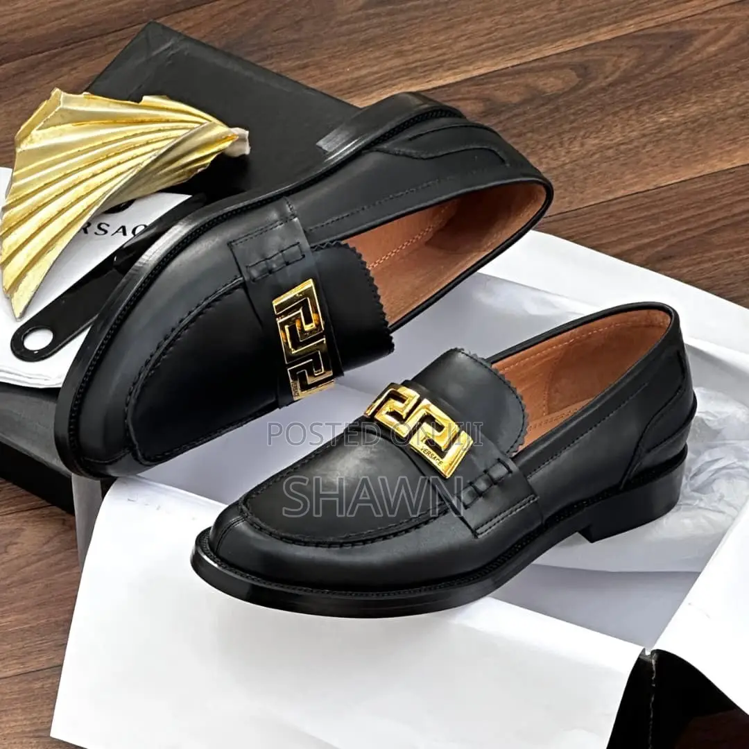 Versace Luxury Leather Loafers