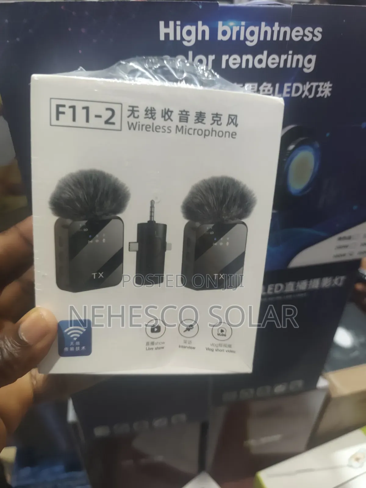 Portable F11-2 Wireless Microphone for Phone