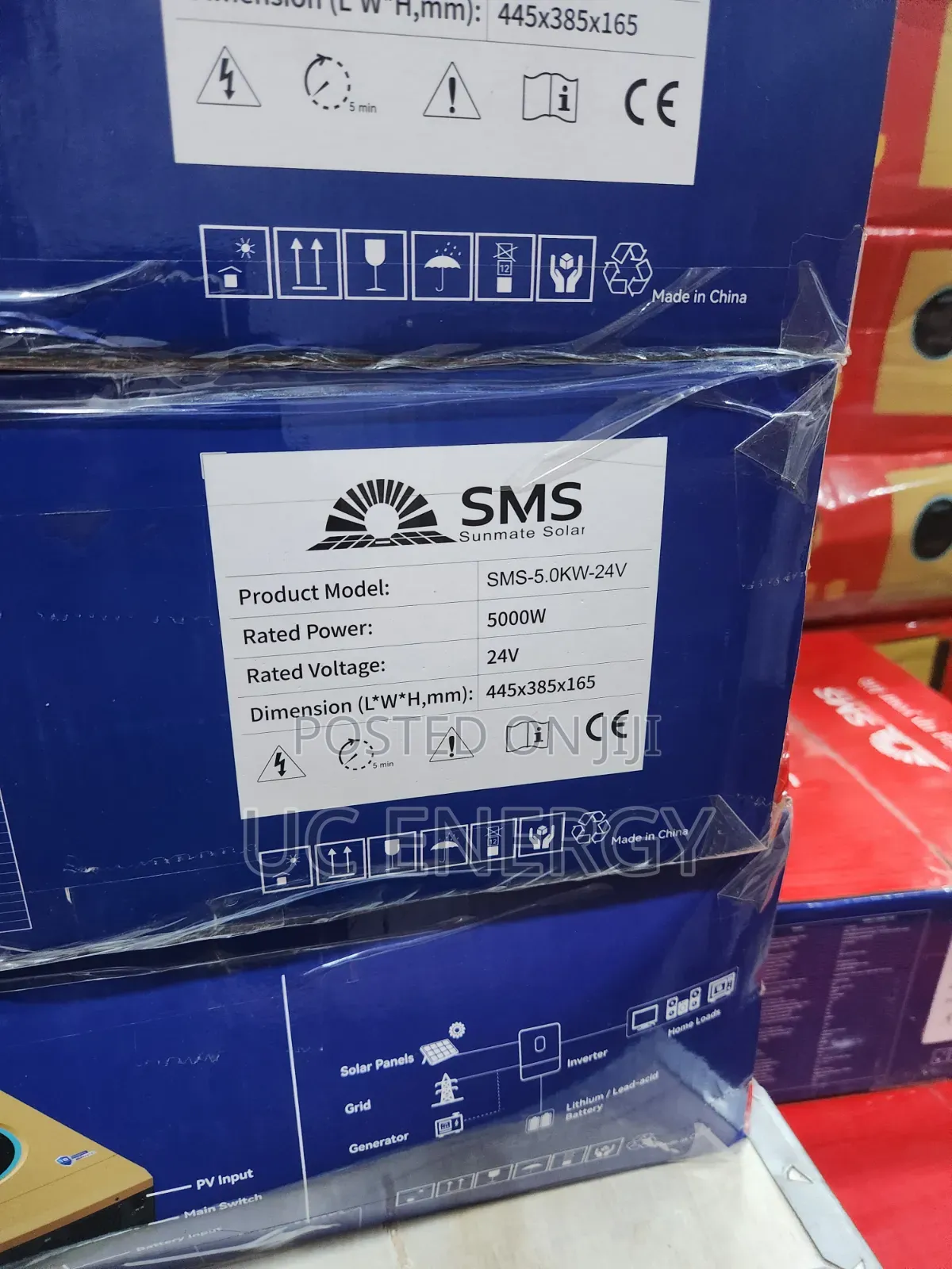 5kva 24v SMS Solar Inverter Hybrid