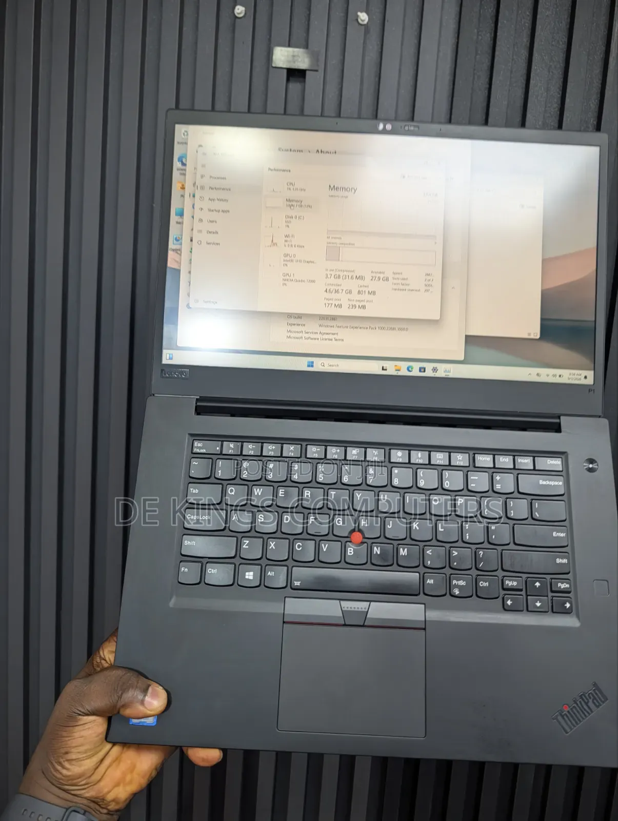 Laptop Lenovo ThinkPad P1 Gen 3 32GB Intel Core i7 SSD 512GB