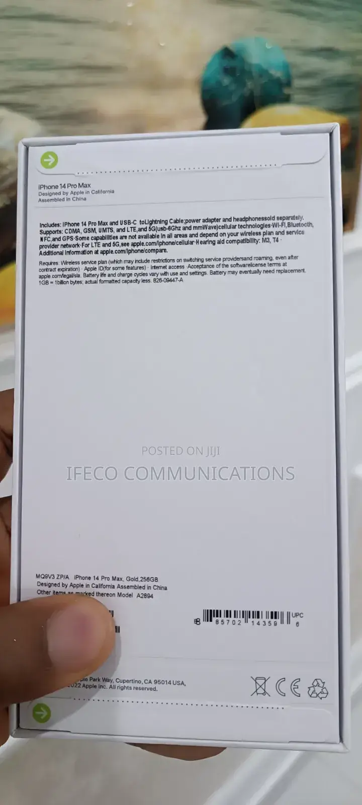 New Apple iPhone 14 Pro Max 256 GB Gold