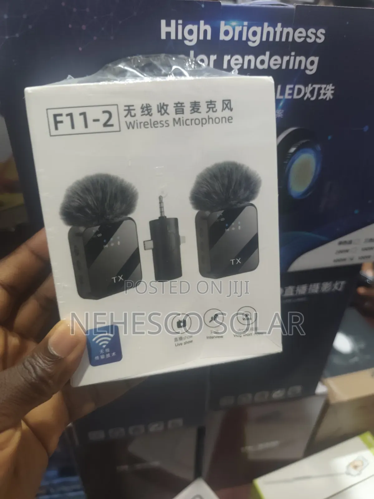 F11-2 Wireless Microphone for YouTube & Vlogging