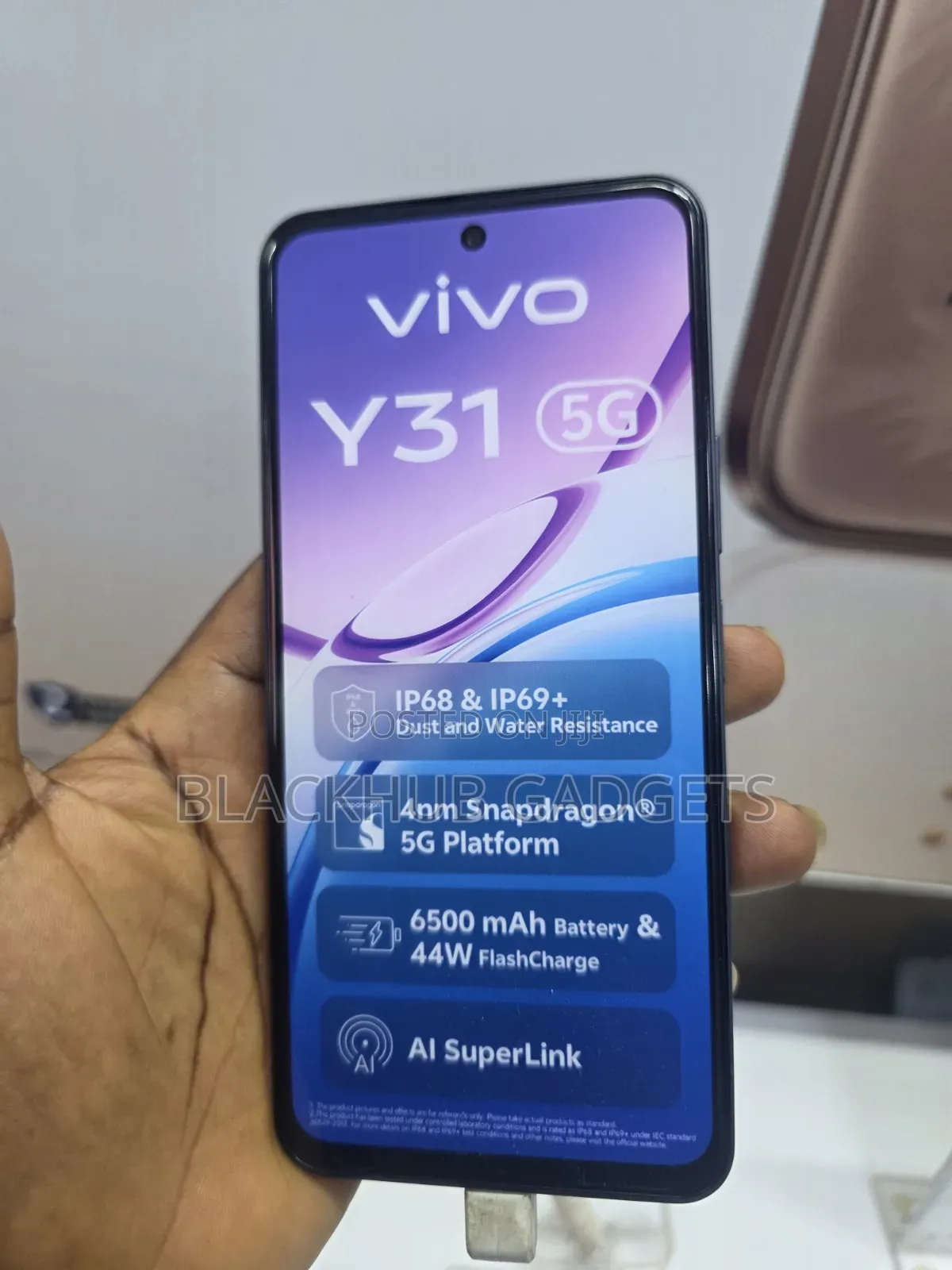 New Vivo Y31 5G 256 GB Black