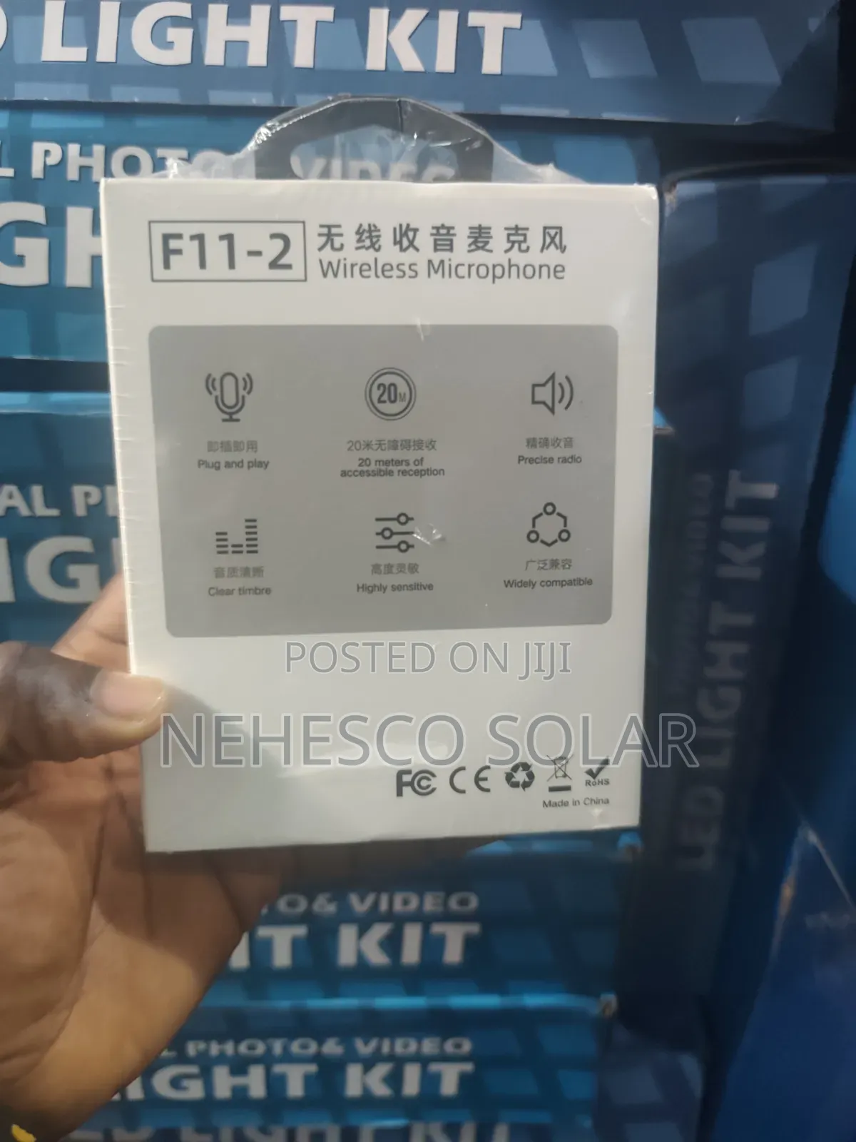 F11-2 Smartphone Wireless Mic for Recording