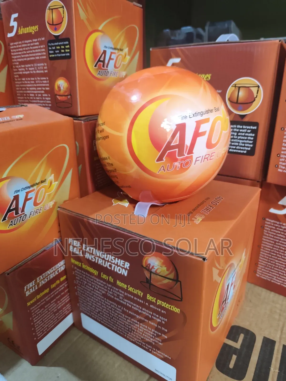 Big Fire Extinguisher Ball for Kitchen, Shop & Office