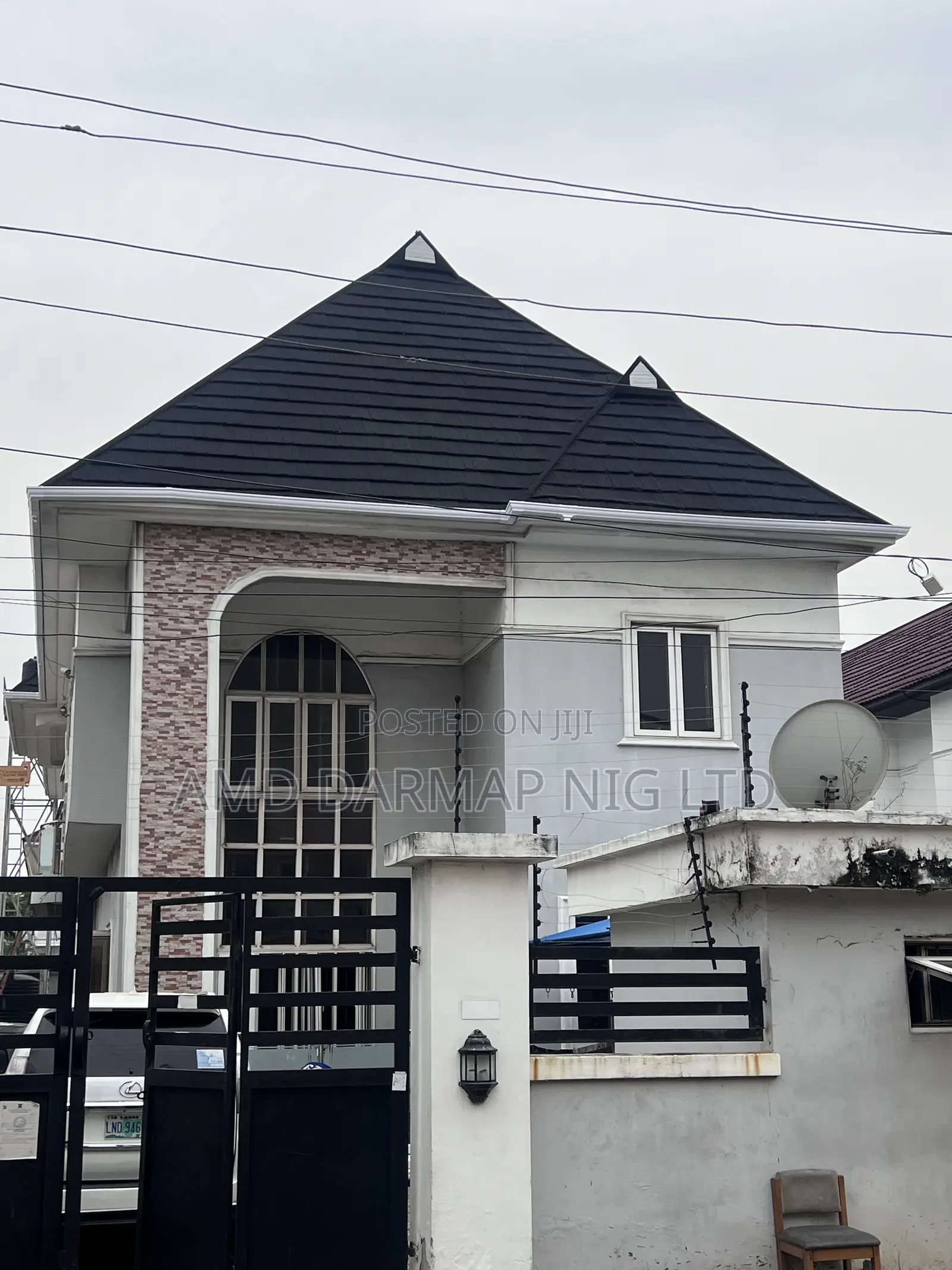 Stone Coated Black Shake Installed in Lagos