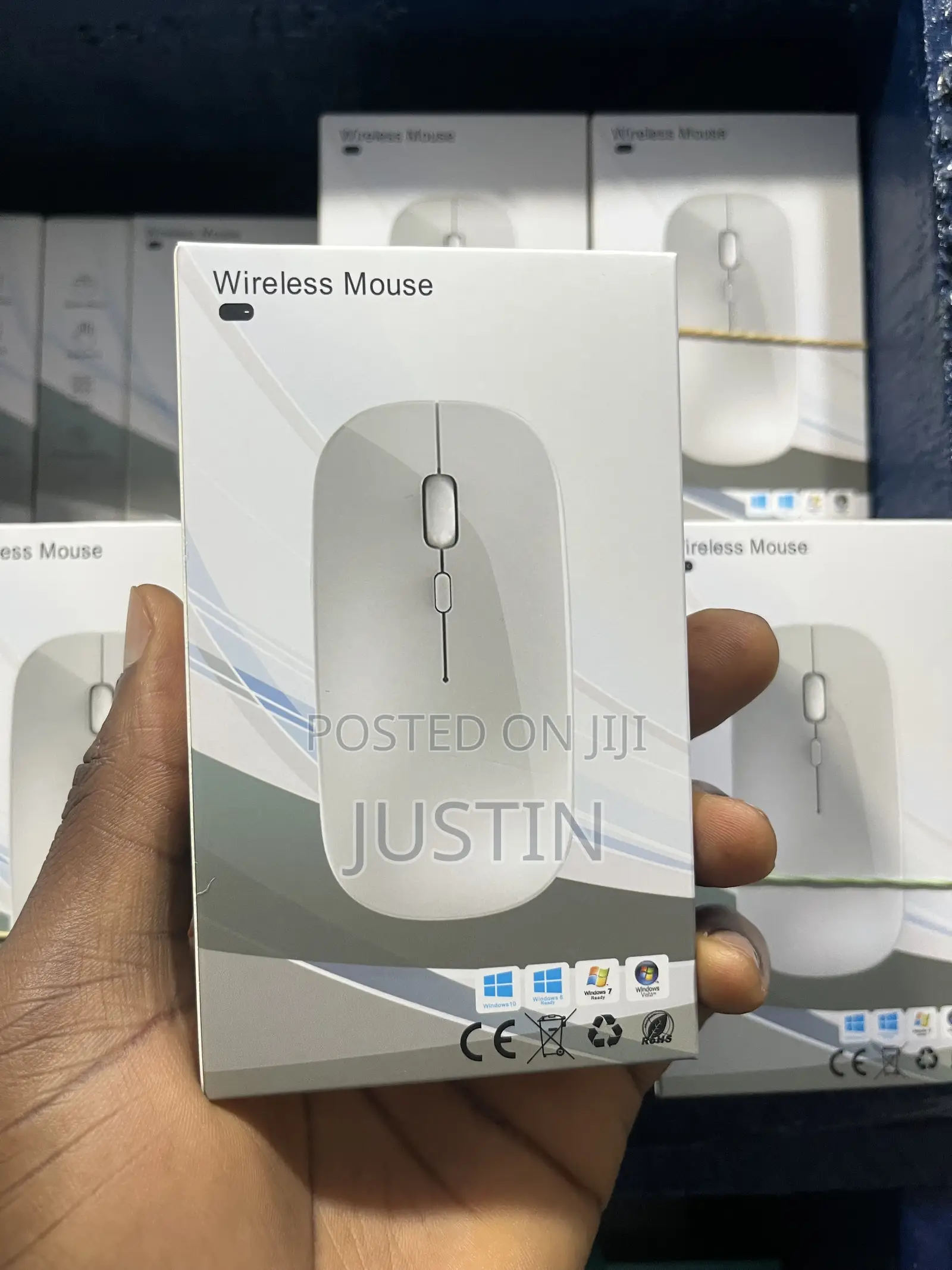 Rechargeable Wireless Bluetooth Mouse With Light