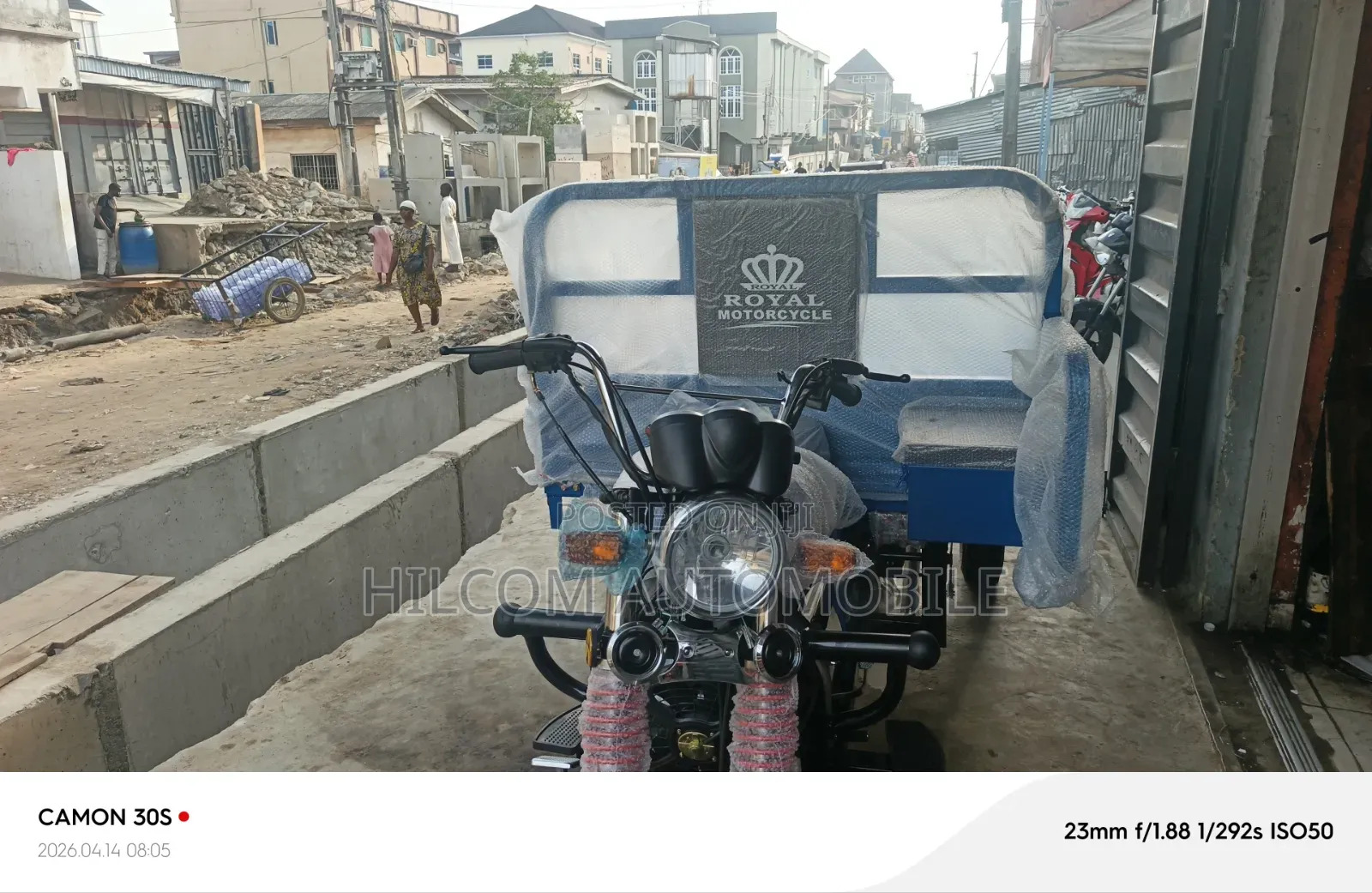 New Royal Motorcycle 2025 Blue