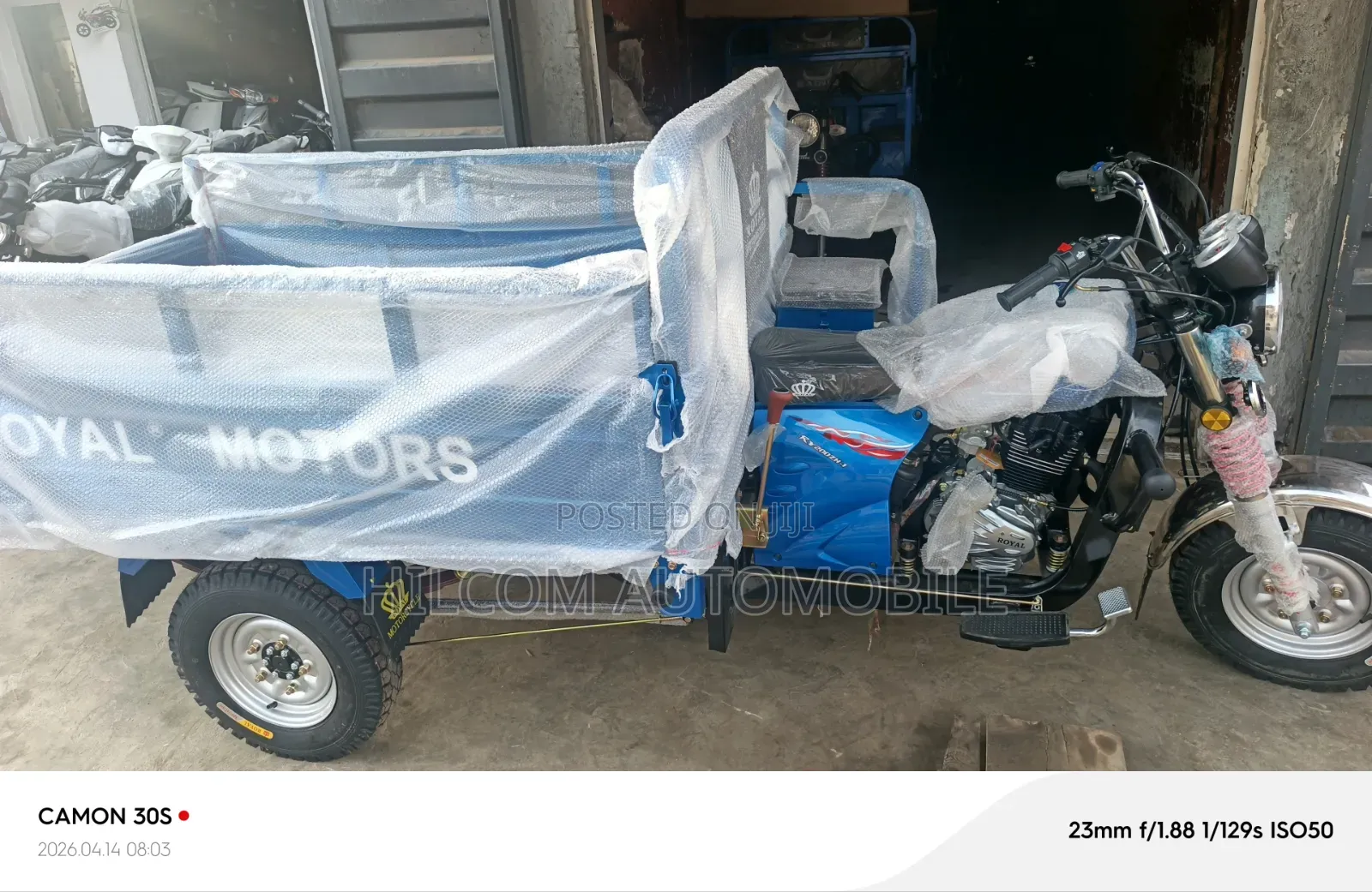 New Royal Motorcycle 2025 Blue