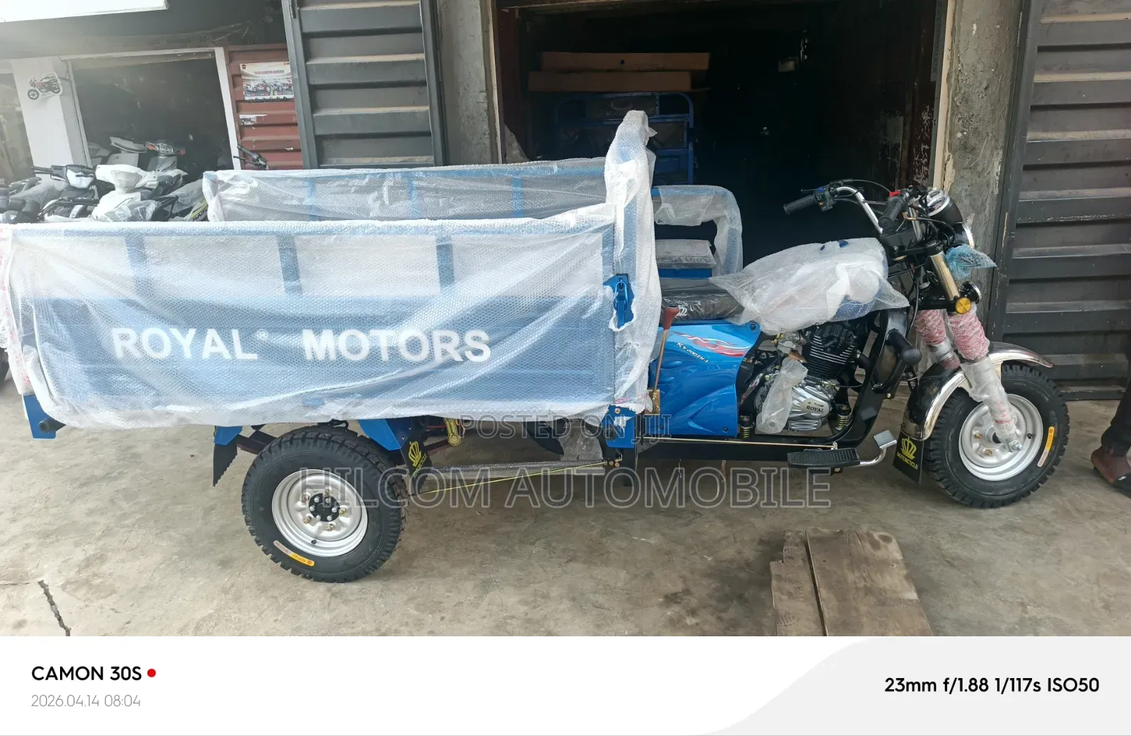 New Royal Motorcycle 2025 Blue