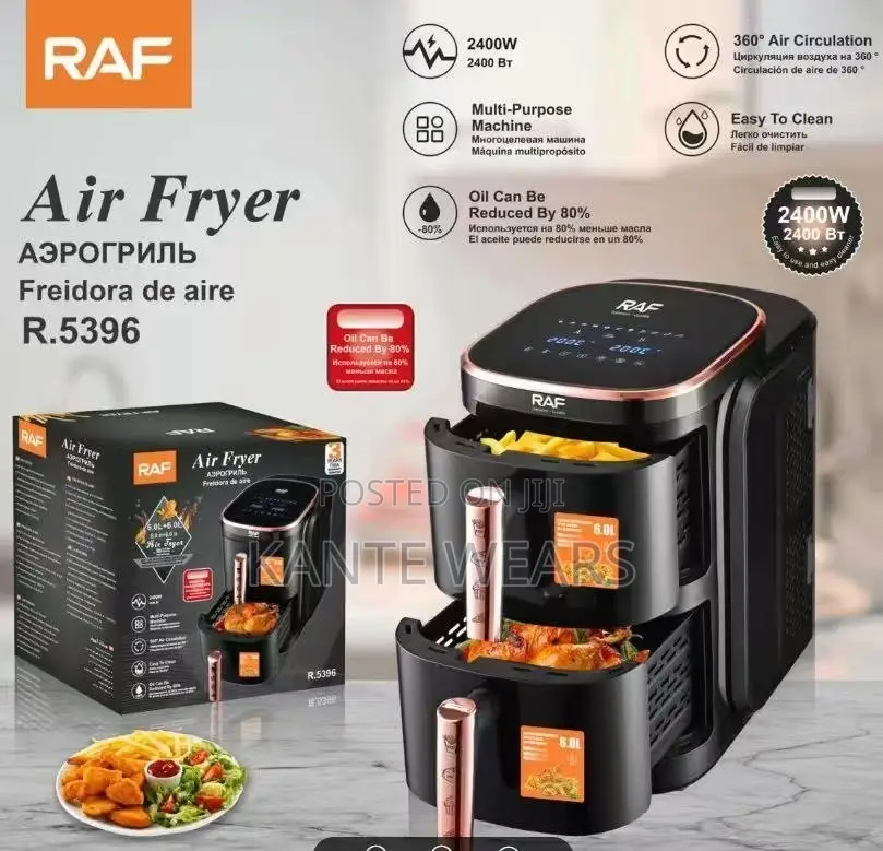 Raf 2 in 1 Airfryer  6 Liters