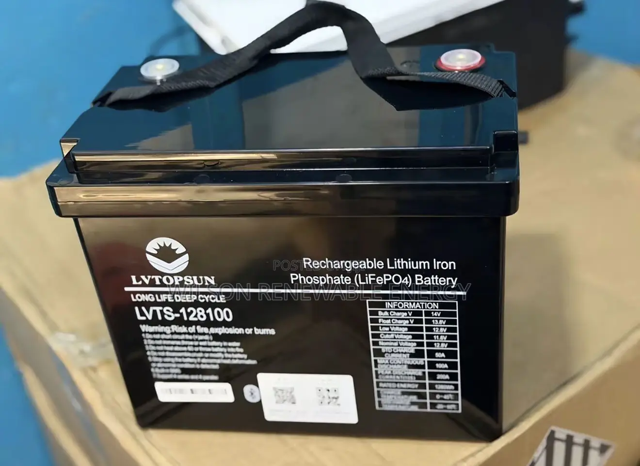 1.3kwh 12v LVtopsun Lithium Battery