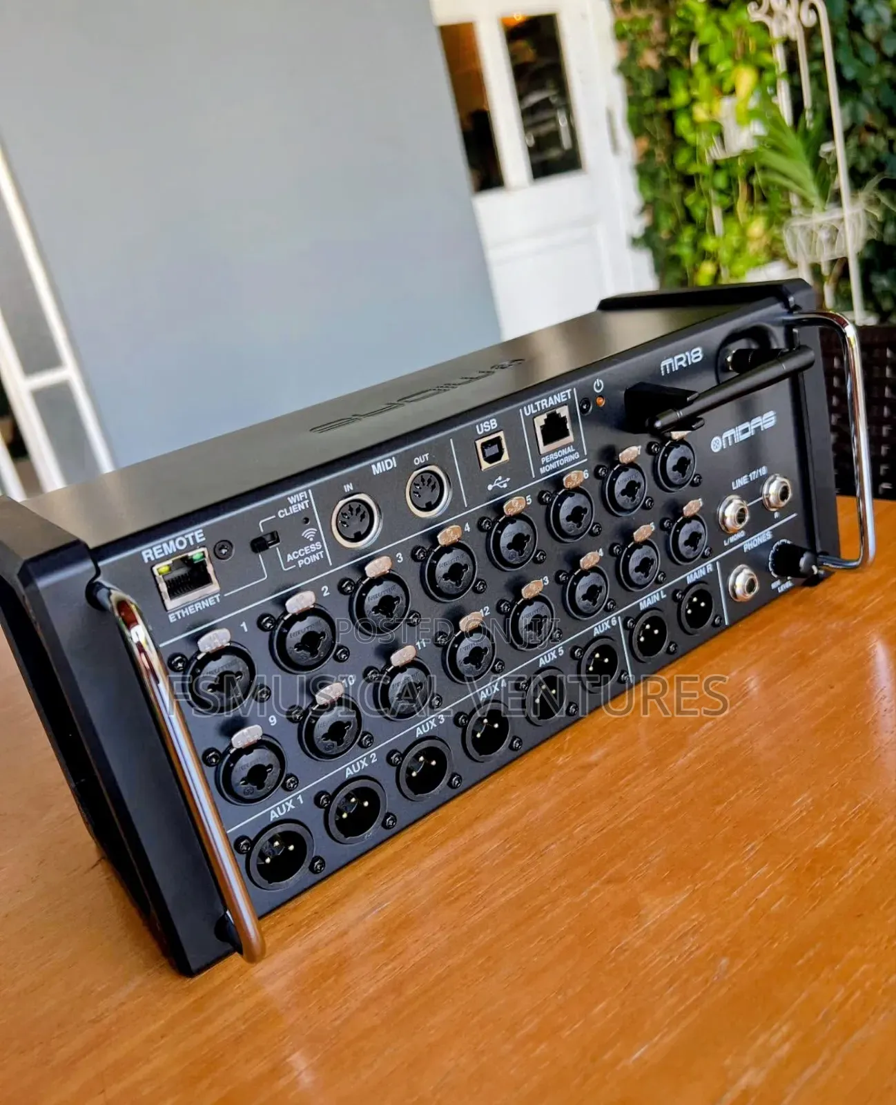 Midas Mr18 Channels Digital Mixer With Preamp, WiFi Multi USB