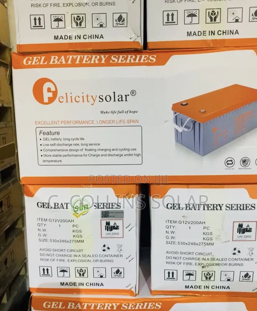 200ah Felicity Gel Battery