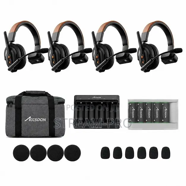 Accsoon CoMo SE Full-Duplex 4-Person Wireless Intercom System(2.4