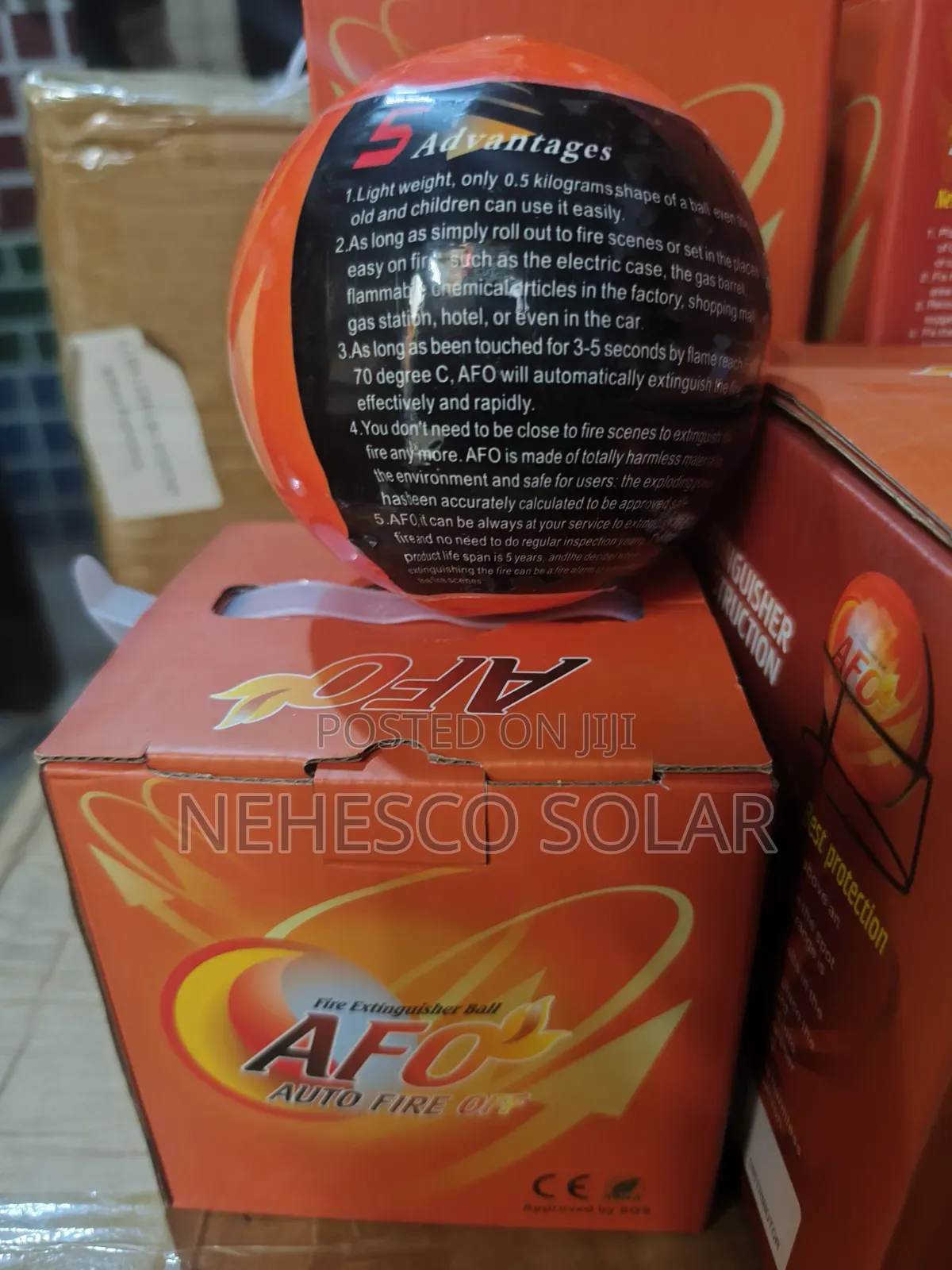 Mini Fire Extinguisher Ball for Home, Car & Office