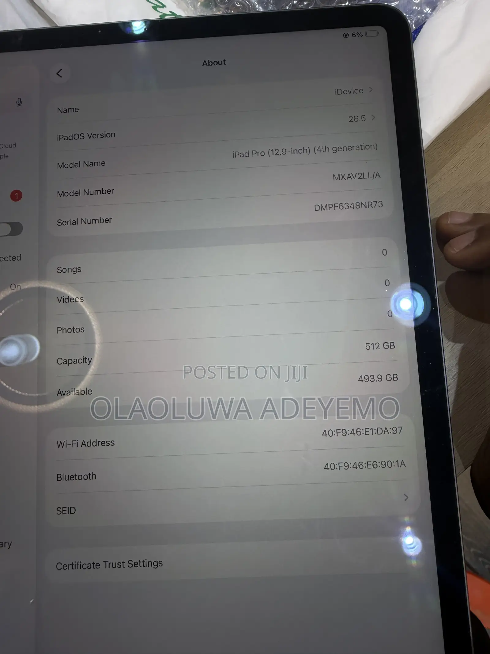 Apple iPad Pro 12.9 (2020) 512 GB Gray