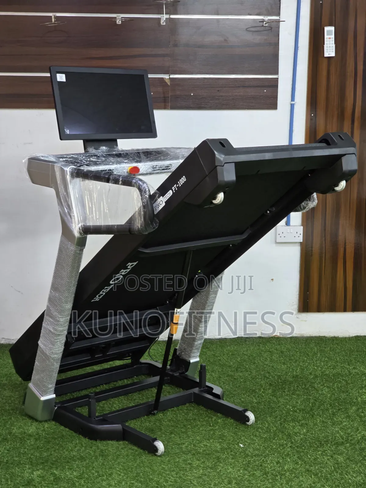 5HP Auto Incline & Decline Treadmill 21.5" Screen + Bluetooth 150kg