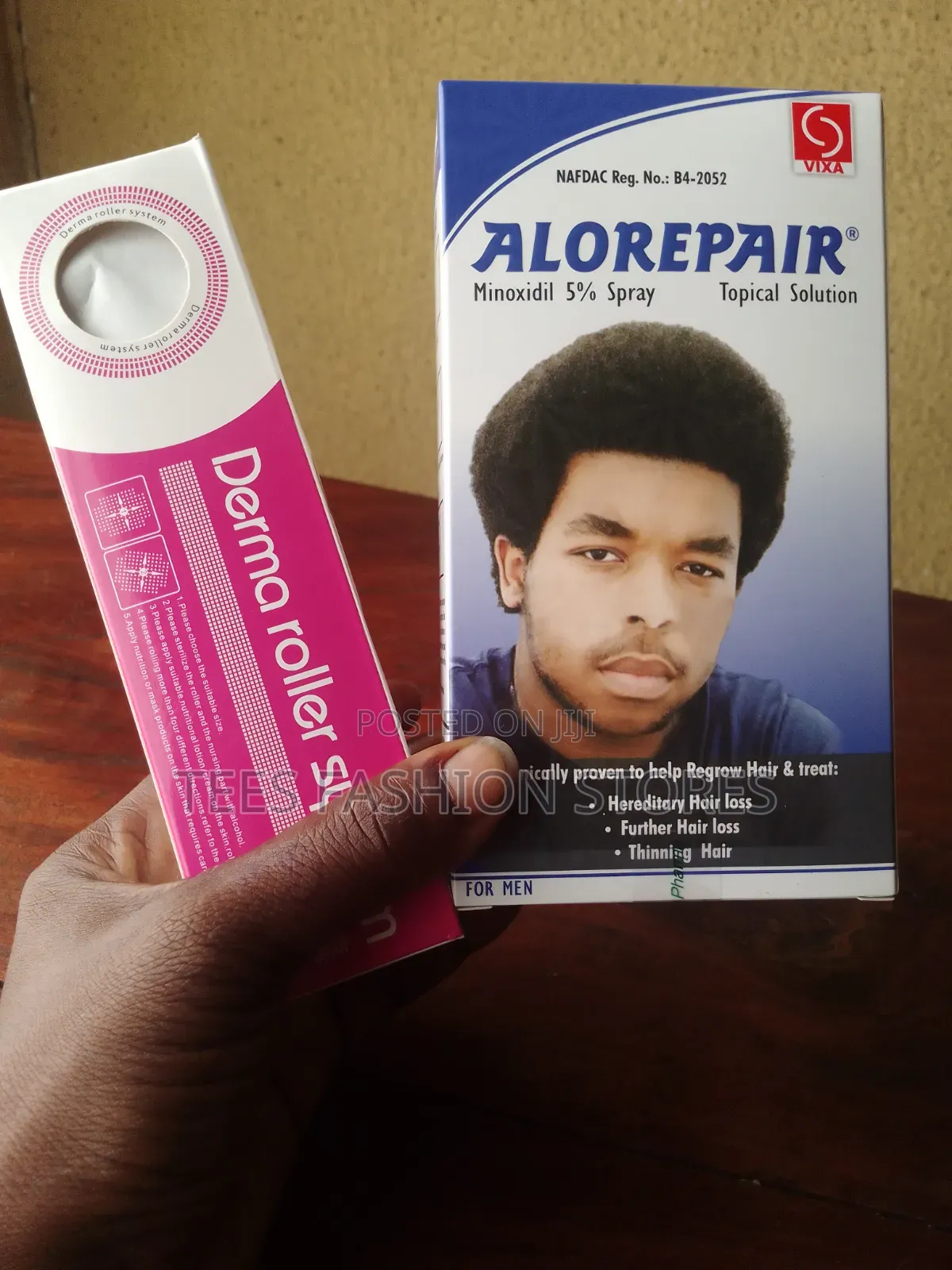 Faster Hair - Beard Growth Combo - Alorepair Minoxidil + Derma Roller