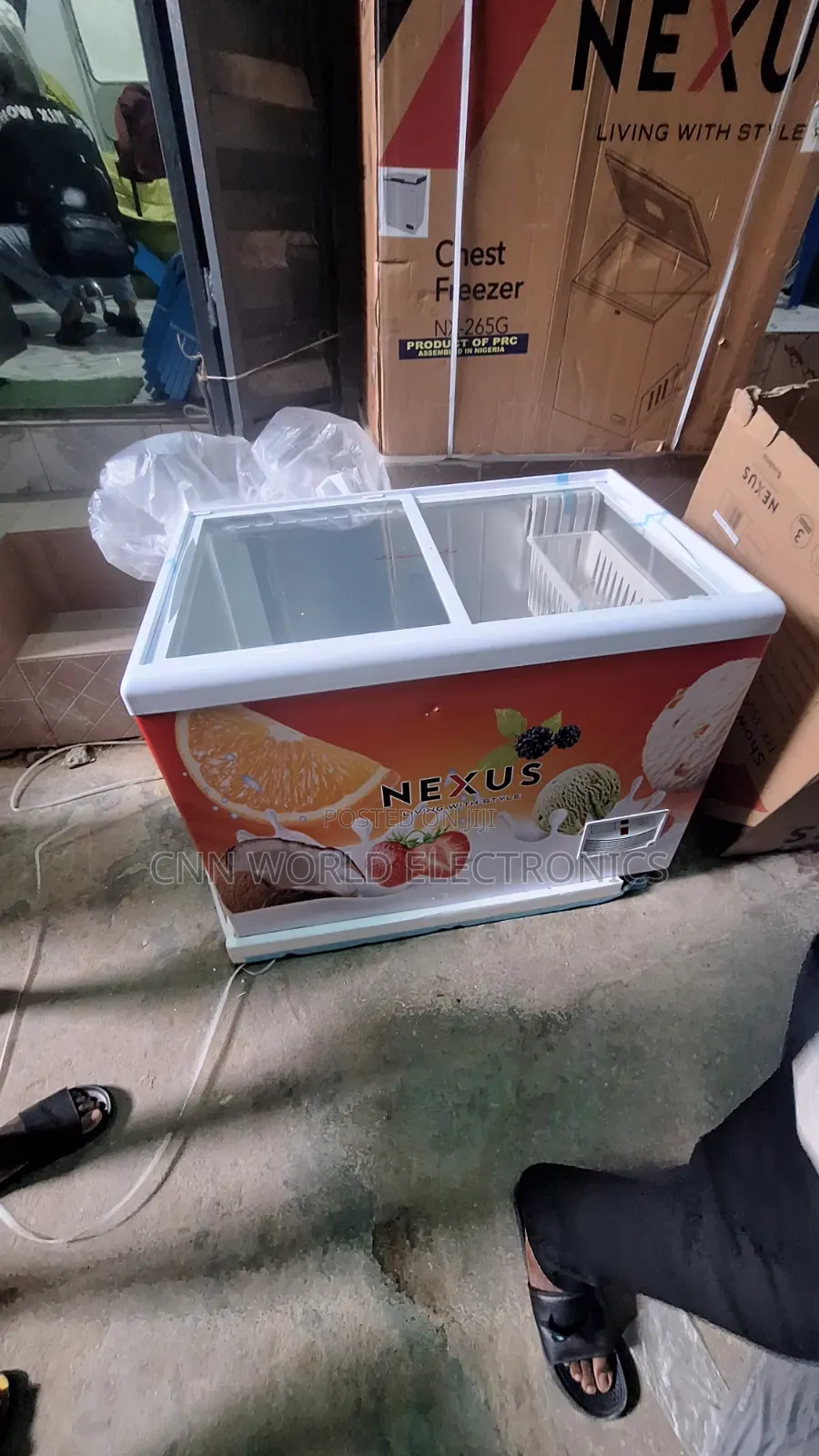 Brand New Nexus 355L Display Chiller Freezer Energy Saving Fast Cool