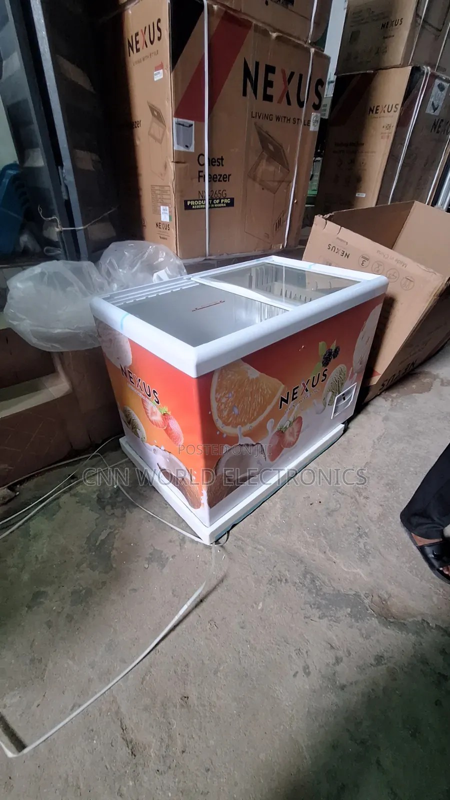 Brand New Nexus 355L Display Chiller Freezer Energy Saving Fast Cool