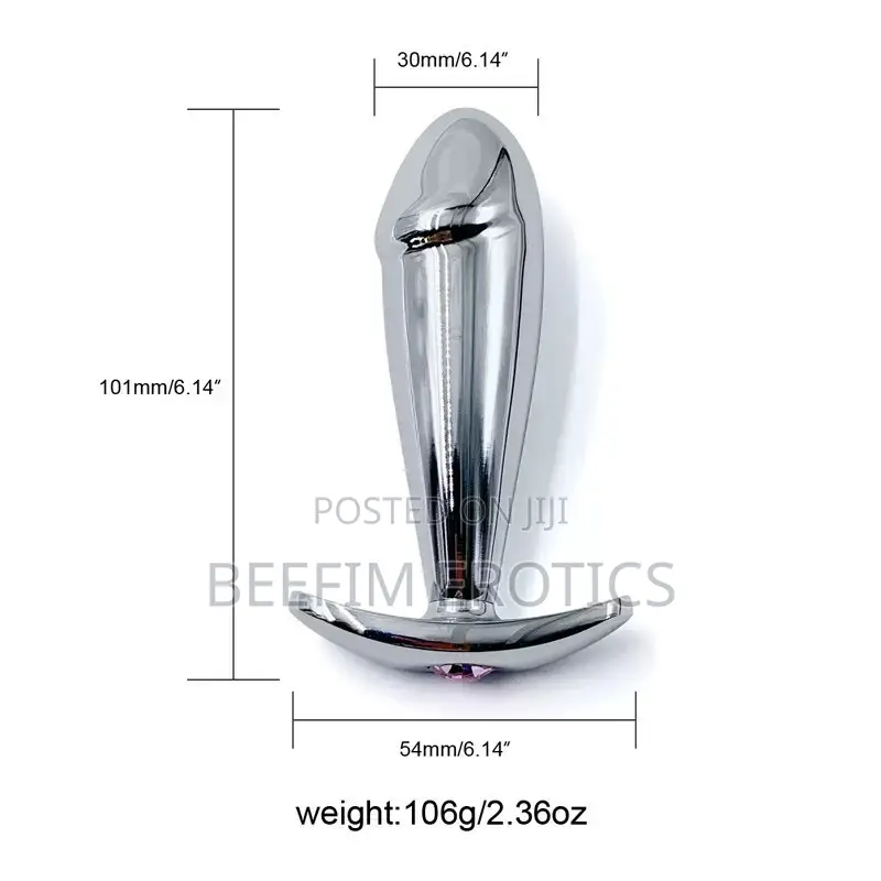 Stainless Steel T-Shaped Anal Plug